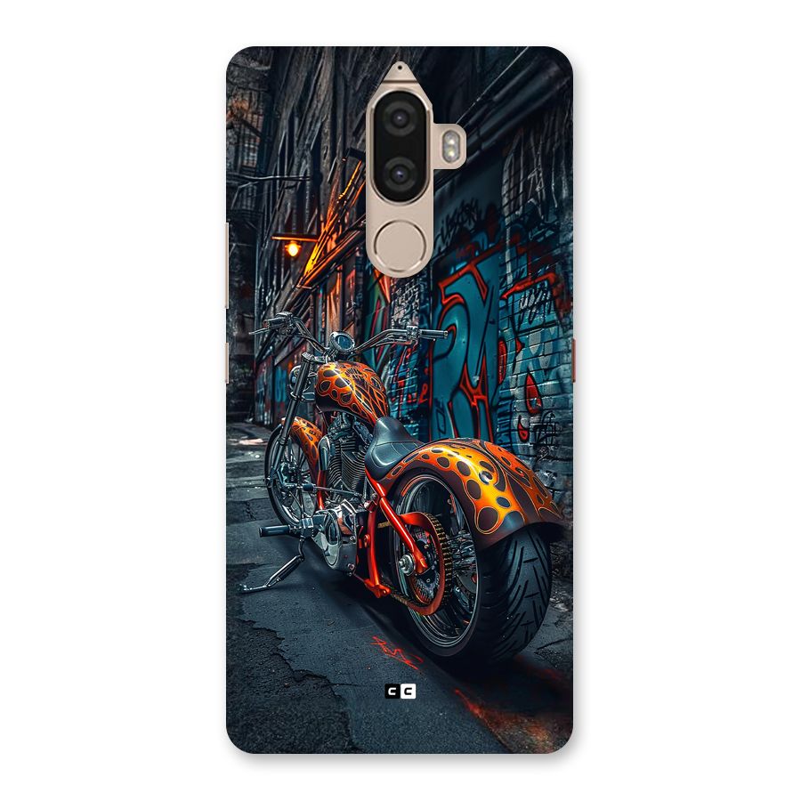 Orange Fatbike Back Case for Lenovo K8 Note