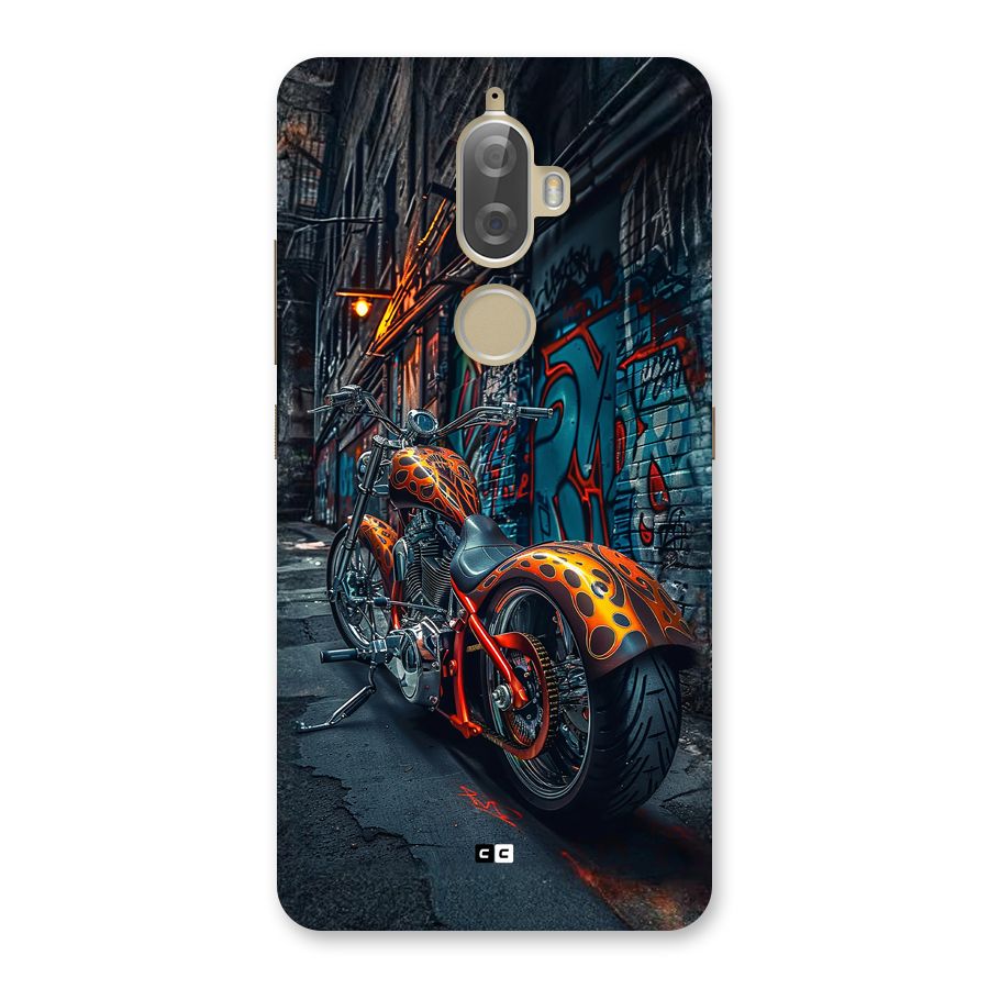 Orange Fatbike Back Case for Lenovo K8 Plus