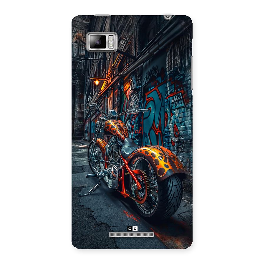 Orange Fatbike Back Case for Lenovo Vibe Z K910