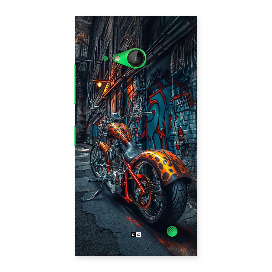 Orange Fatbike Back Case for Lumia 730