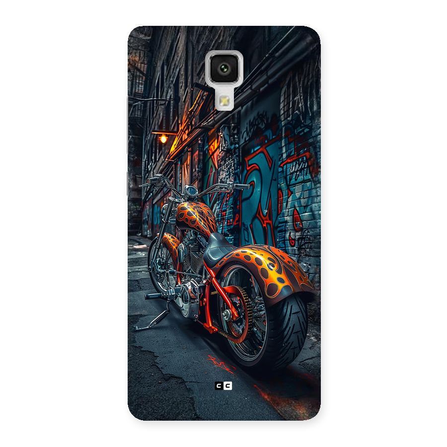 Orange Fatbike Back Case for Mi4