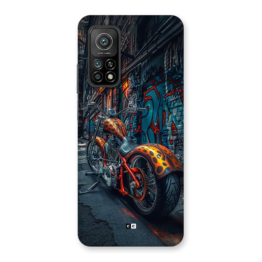 Orange Fatbike Back Case for Mi 10T 5G