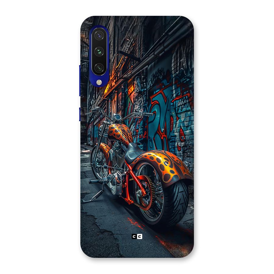 Orange Fatbike Back Case for Mi A3