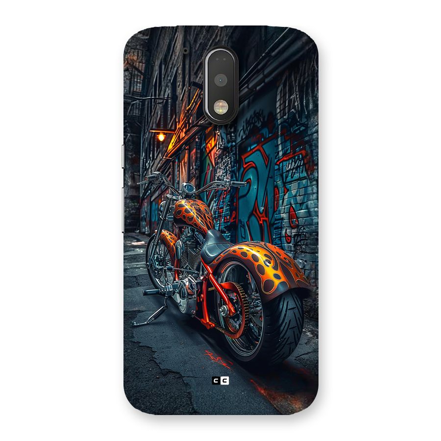 Orange Fatbike Back Case for Moto G4 Plus