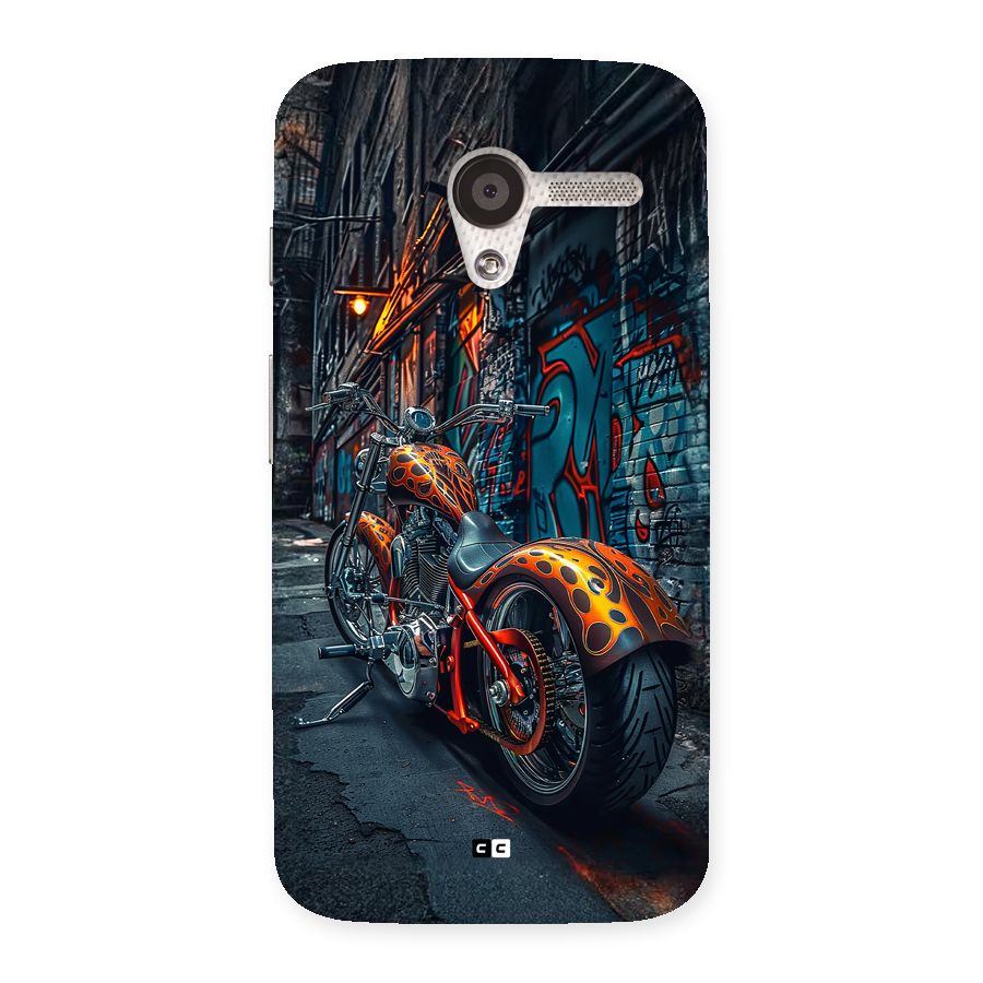 Orange Fatbike Back Case for Moto X