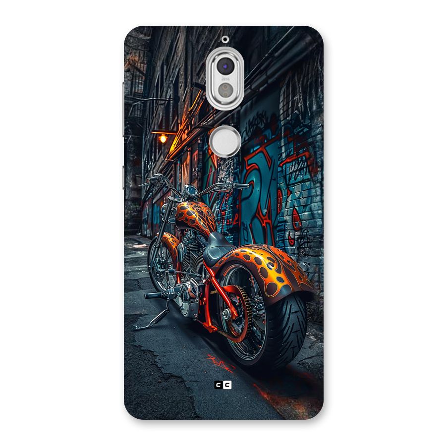 Orange Fatbike Back Case for Nokia 7