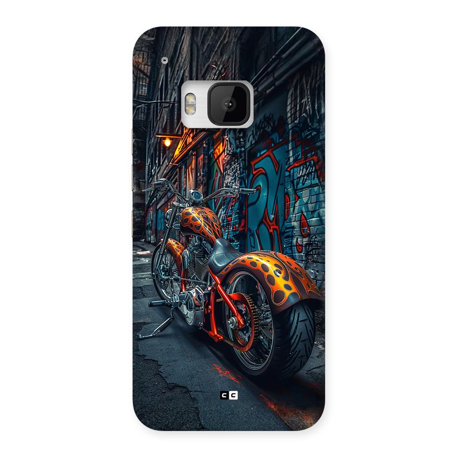 Orange Fatbike Back Case for One M9