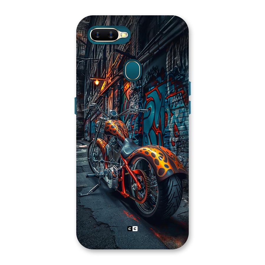 Orange Fatbike Back Case for Oppo A12