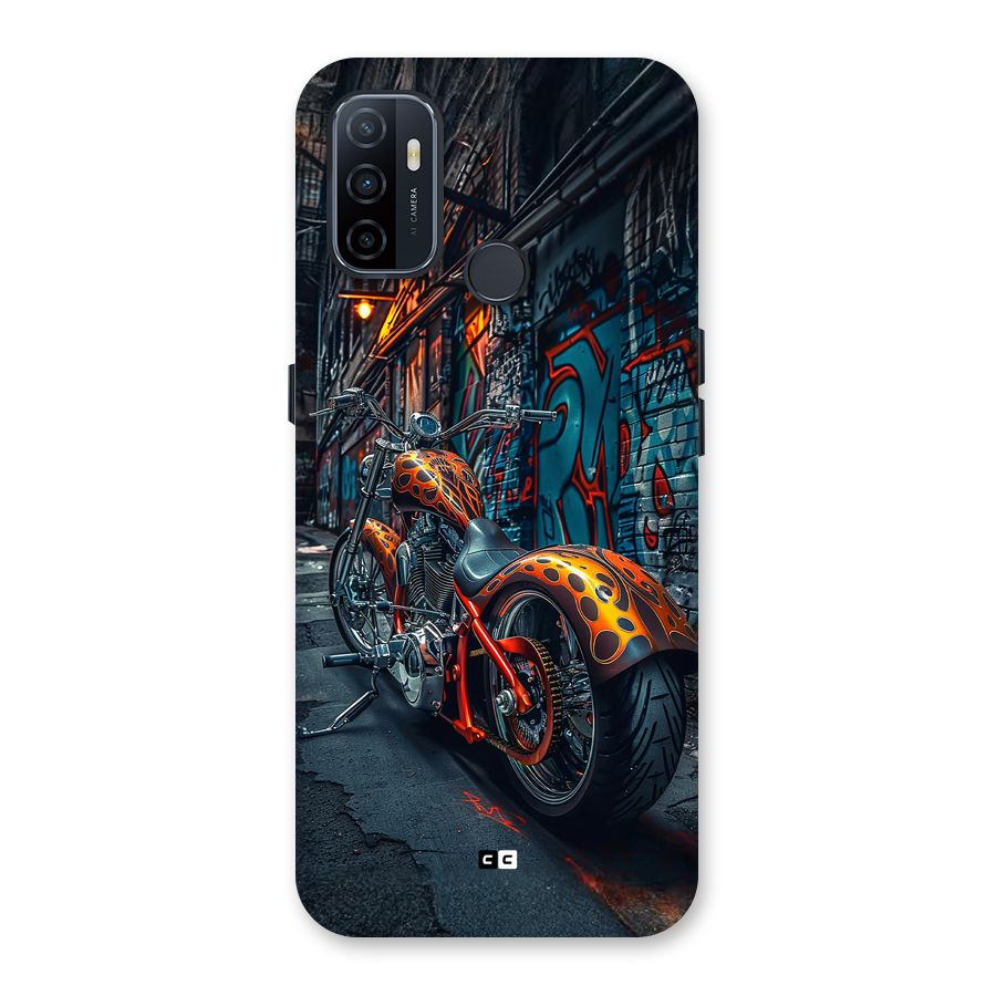 Orange Fatbike Back Case for Oppo A32