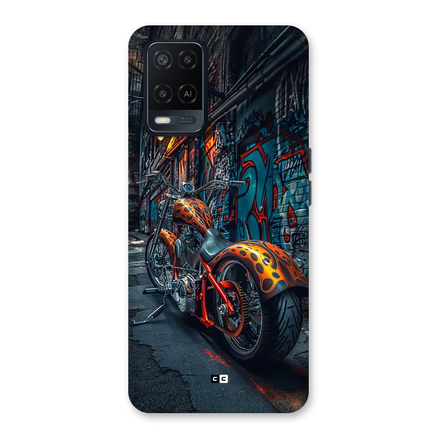 Orange Fatbike Back Case for Oppo A54