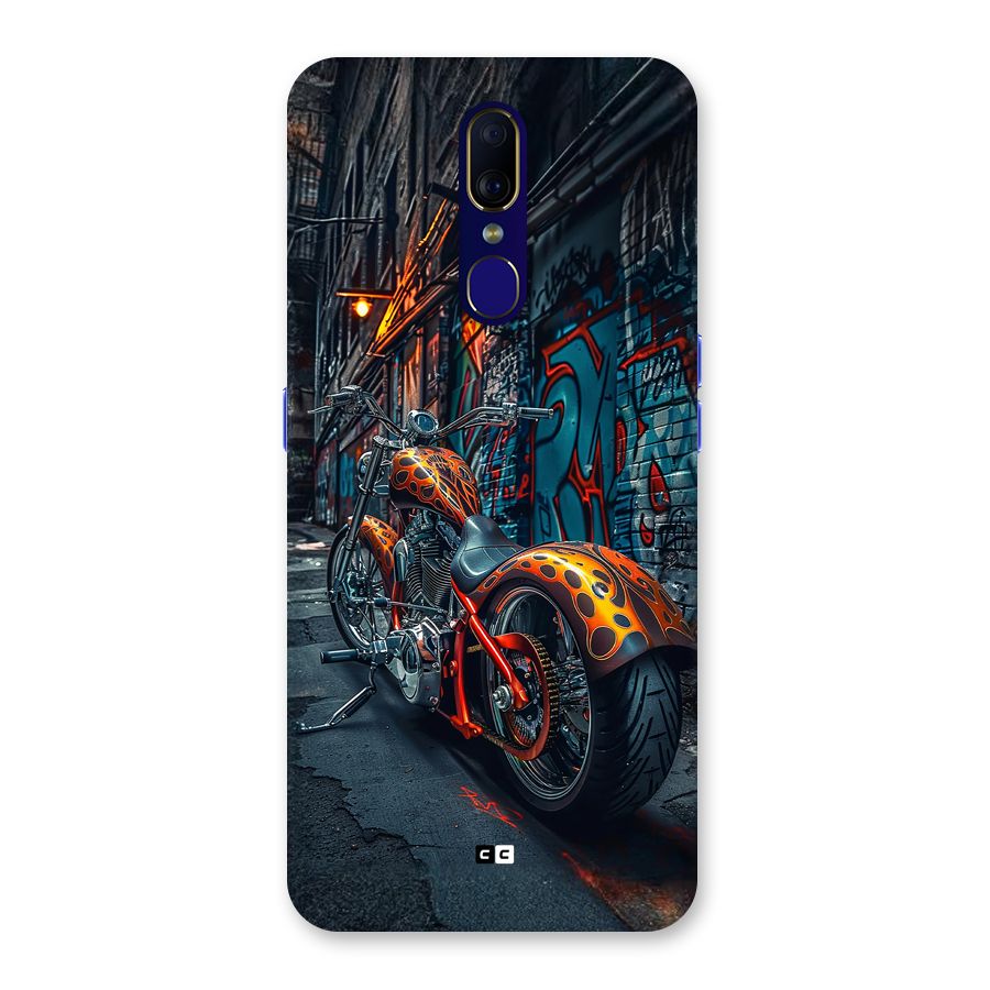 Orange Fatbike Back Case for Oppo A9