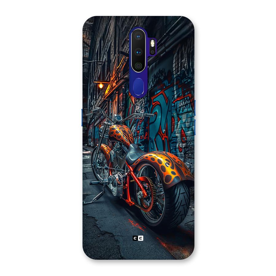 Orange Fatbike Back Case for Oppo A9 (2020)