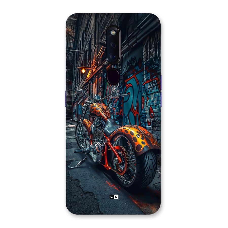 Orange Fatbike Back Case for Oppo F11 Pro