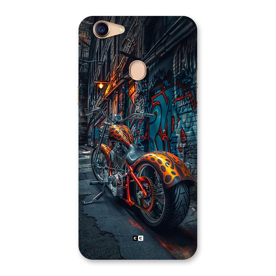 Orange Fatbike Back Case for Oppo F5