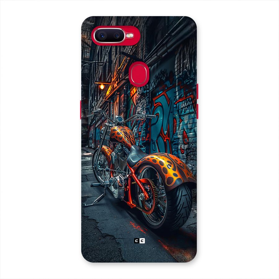 Orange Fatbike Back Case for Oppo F9 Pro