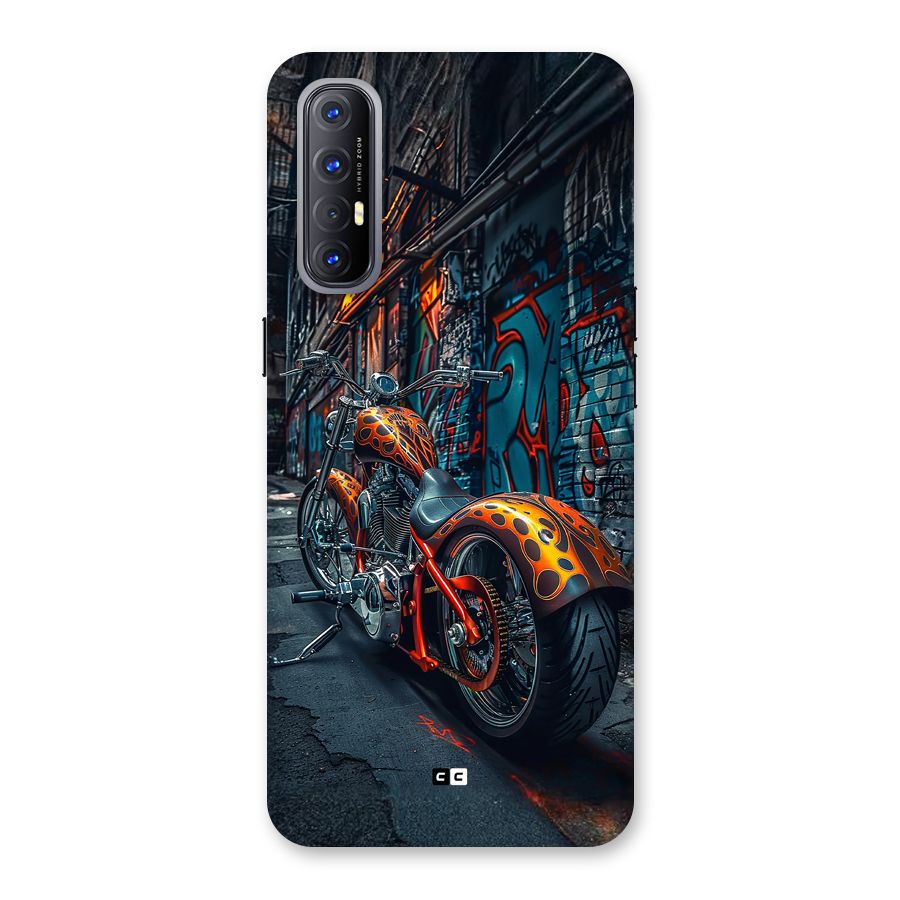 Orange Fatbike Back Case for Oppo Reno3 Pro