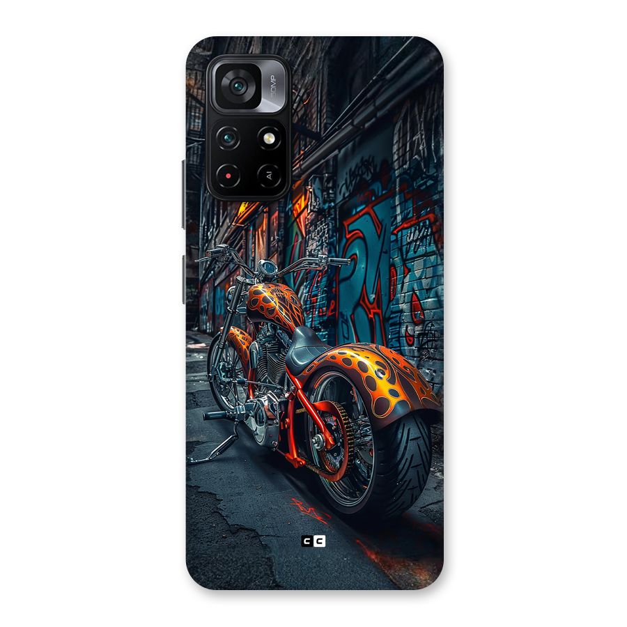 Orange Fatbike Back Case for Poco M4 Pro 5G