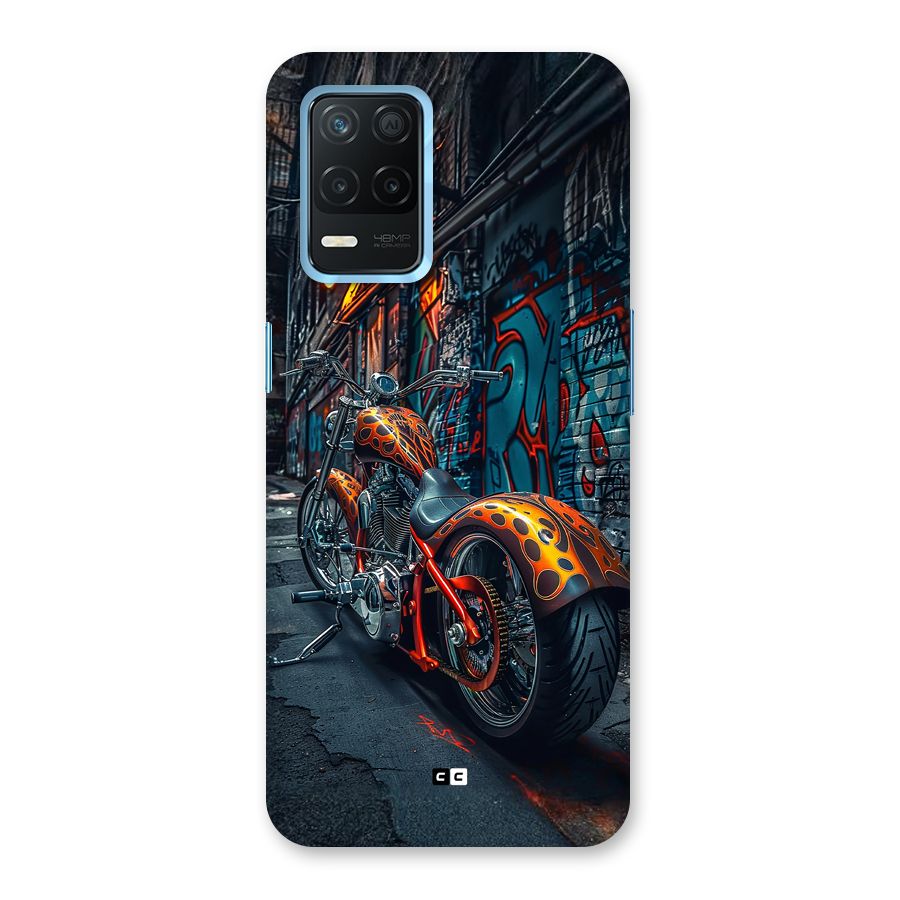 Orange Fatbike Back Case for Realme 8 5G