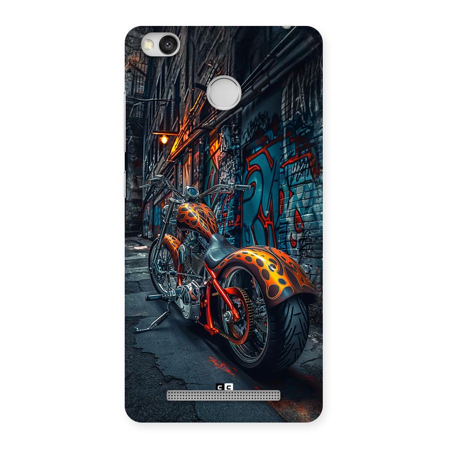 Orange Fatbike Back Case for Redmi 3S Prime