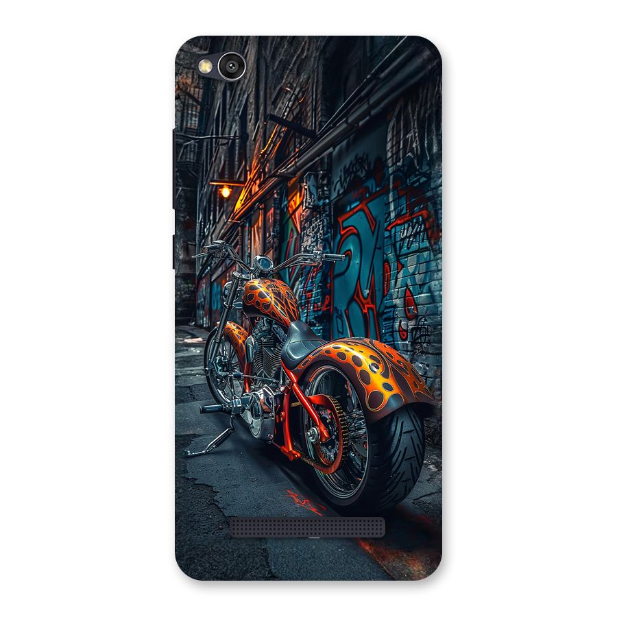 Orange Fatbike Back Case for Redmi 4A