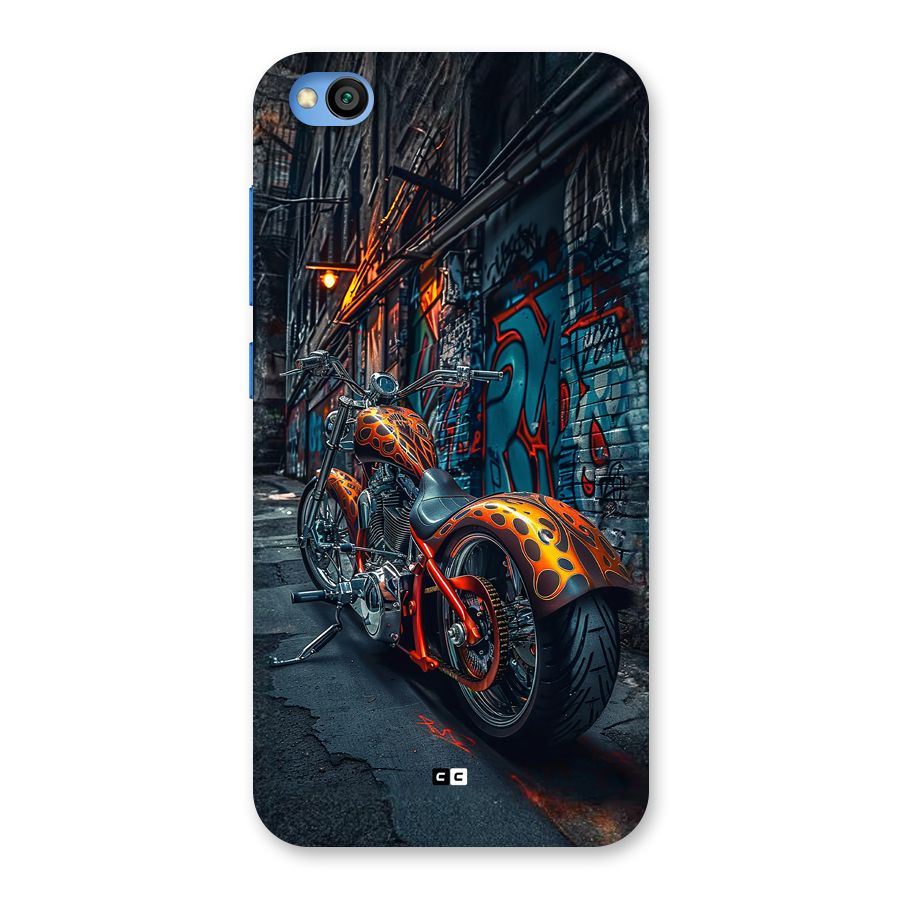 Orange Fatbike Back Case for Redmi Go