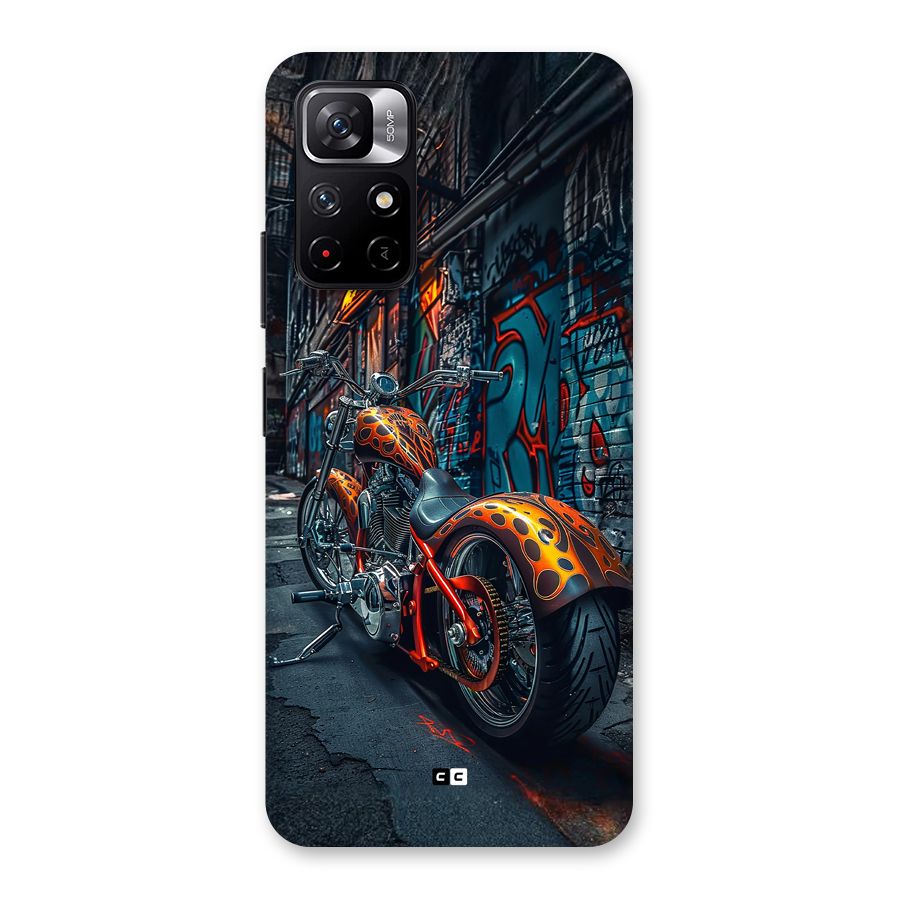 Orange Fatbike Back Case for Redmi Note 11T 5G