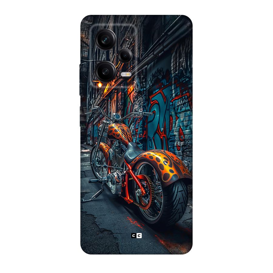Orange Fatbike Back Case for Redmi Note 12 Pro