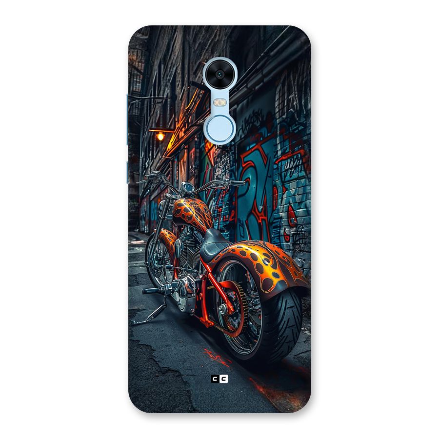 Orange Fatbike Back Case for Redmi Note 5
