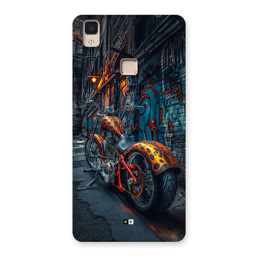 Orange Fatbike Back Case for V3 Max