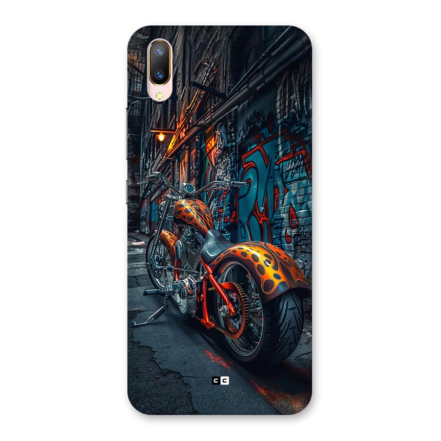 Orange Fatbike Back Case for Vivo V11 Pro