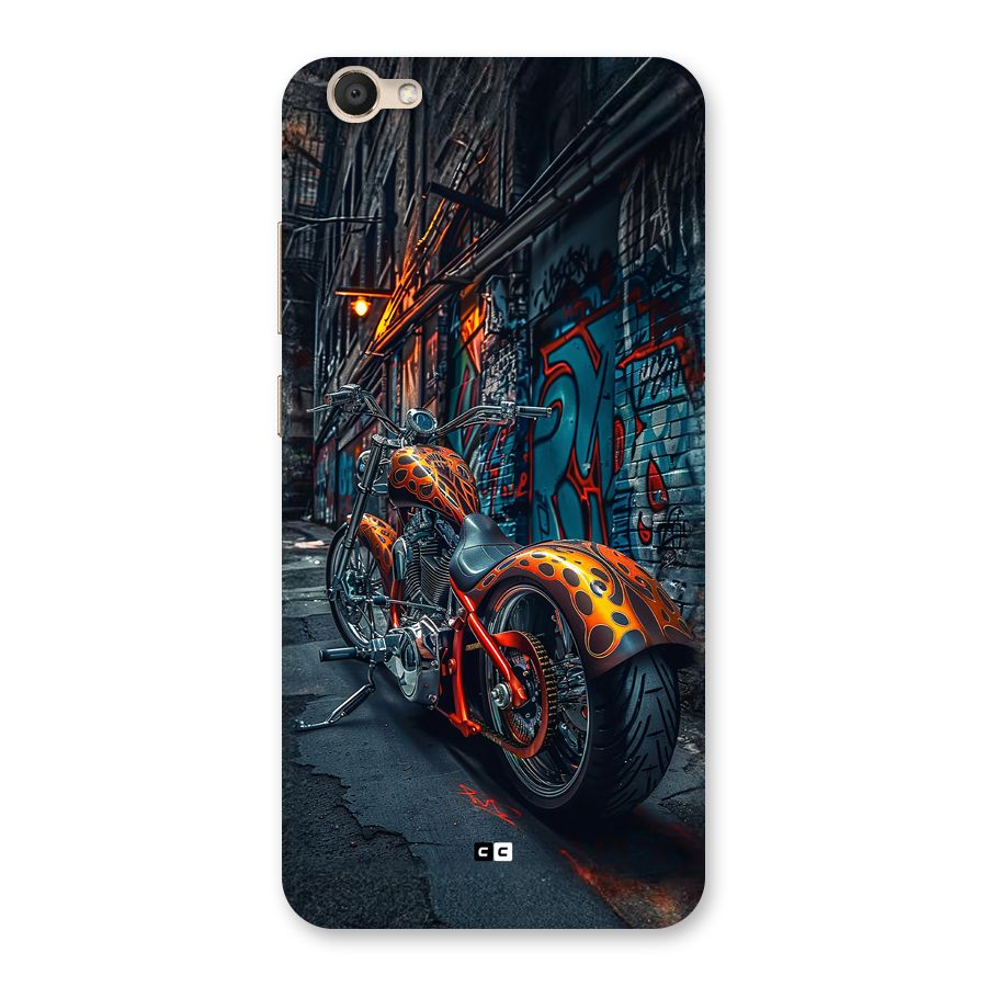 Orange Fatbike Back Case for Vivo V5
