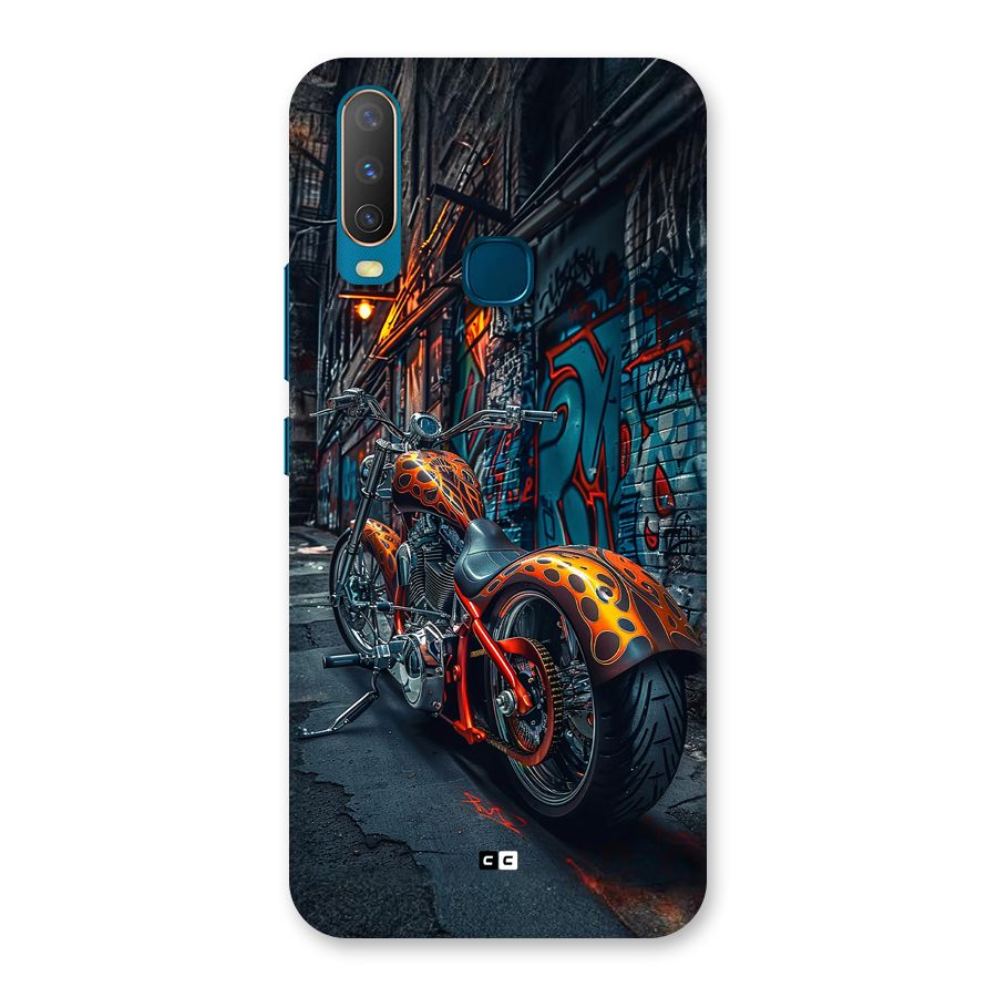 Orange Fatbike Back Case for Vivo Y11