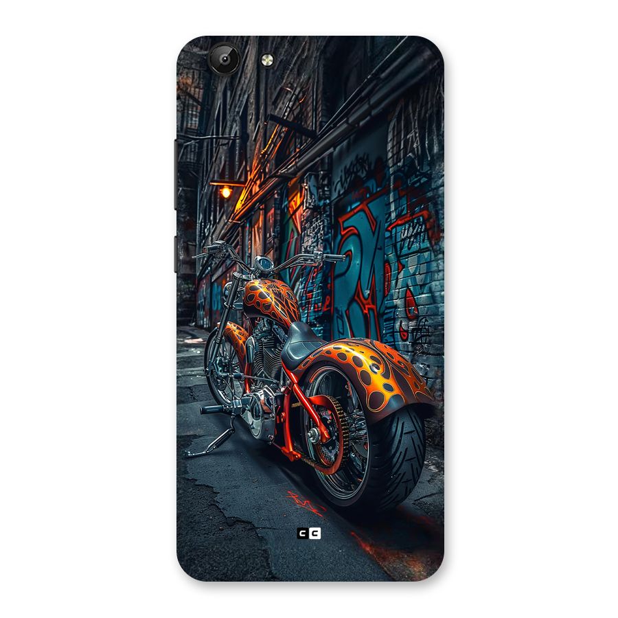 Orange Fatbike Back Case for Vivo Y69