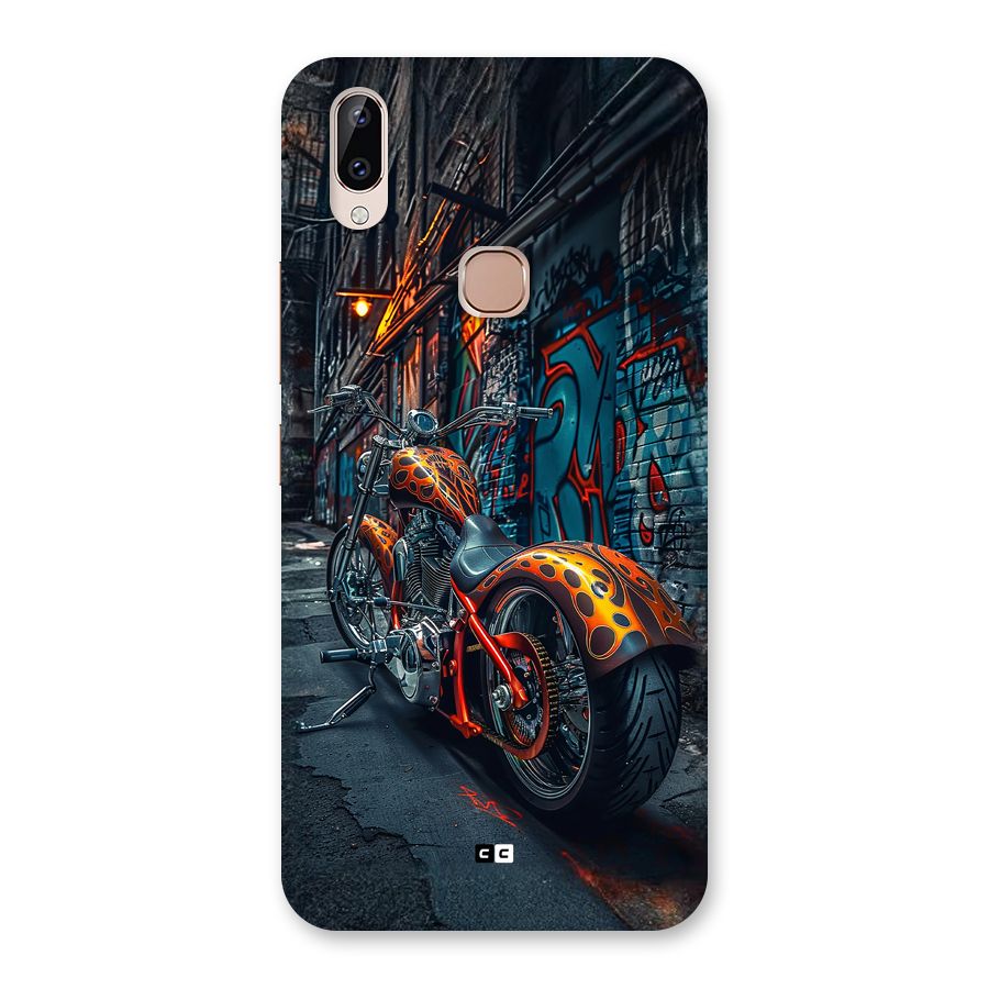 Orange Fatbike Back Case for Vivo Y83 Pro