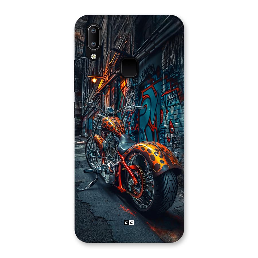 Orange Fatbike Back Case for Vivo Y93