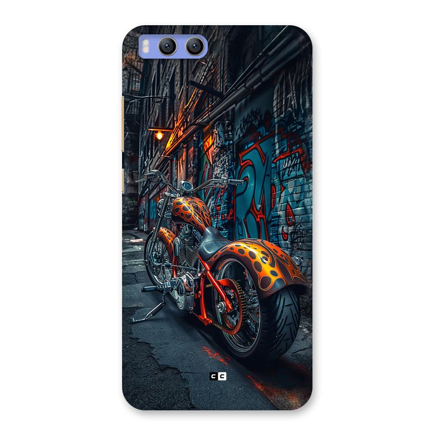Orange Fatbike Back Case for Xiaomi Mi 6