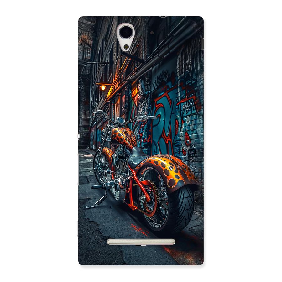 Orange Fatbike Back Case for Xperia C3