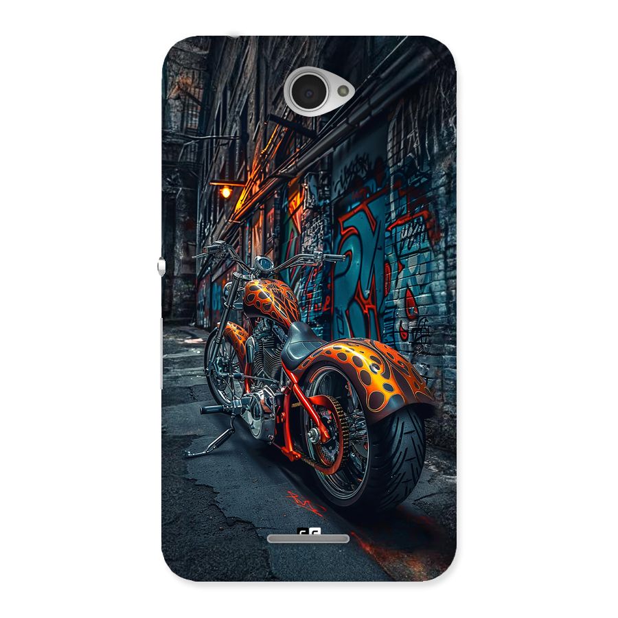 Orange Fatbike Back Case for Xperia E4