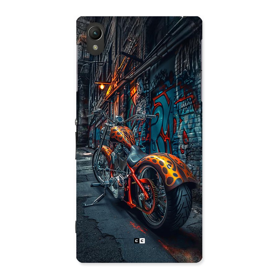 Orange Fatbike Back Case for Xperia Z1