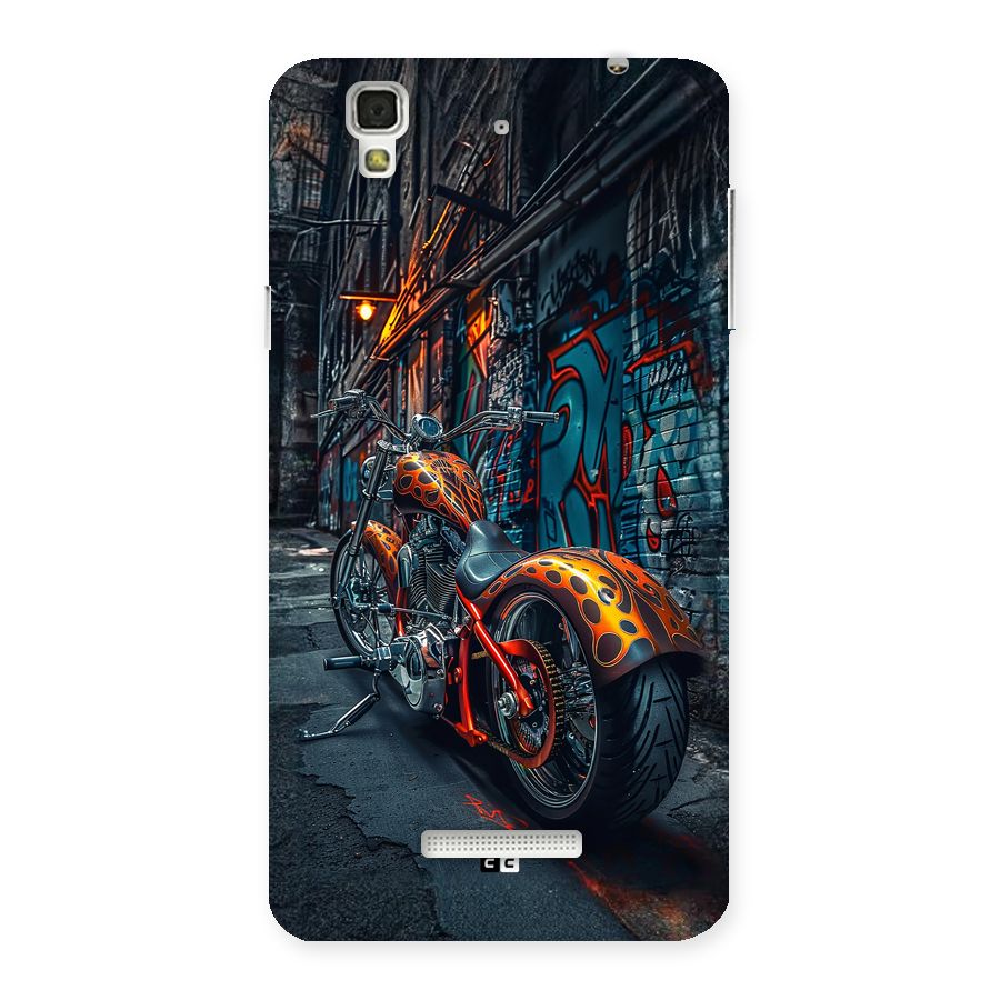 Orange Fatbike Back Case for Yureka