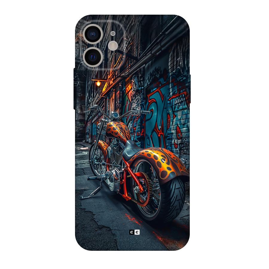 Orange Fatbike Back Case for iPhone 11