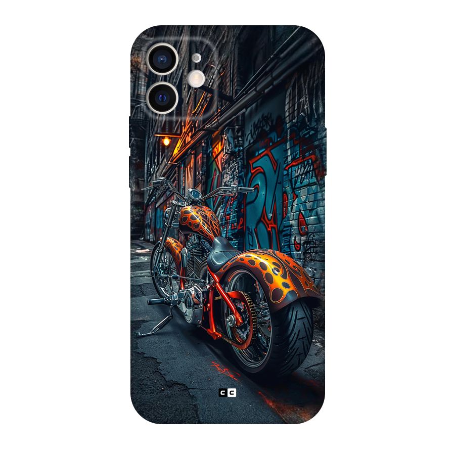 Orange Fatbike Back Case for iPhone 12