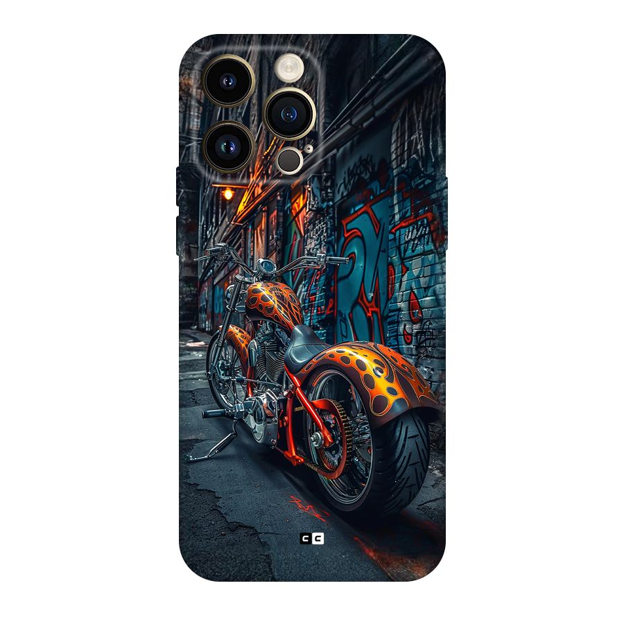 Orange Fatbike Back Case for iPhone 14 Pro Max