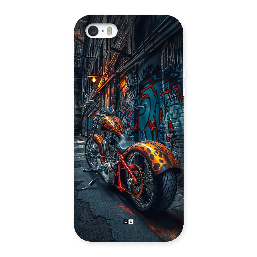 Orange Fatbike Back Case for iPhone SE 2016
