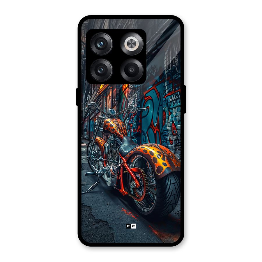 Orange Fatbike Glass Back Case for OnePlus 10T