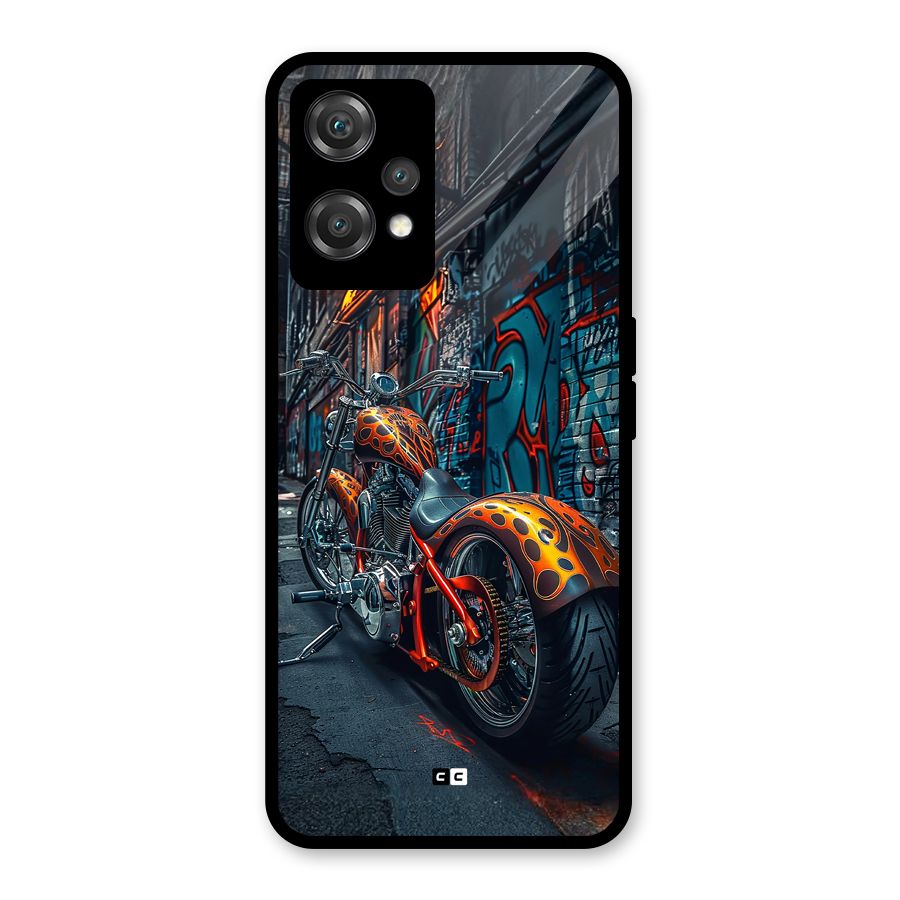 Orange Fatbike Glass Back Case for OnePlus Nord CE 2 Lite 5G