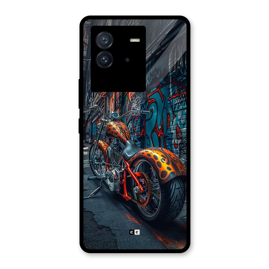 Orange Fatbike Glass Back Case for Vivo iQOO Neo 6 5G