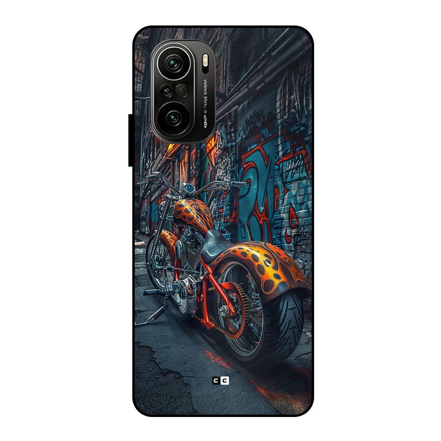 Orange Fatbike Metal Back Case for Mi 11X Pro