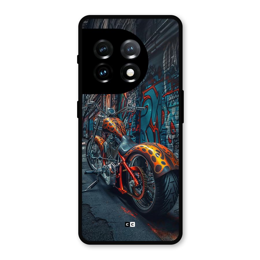 Orange Fatbike Metal Back Case for OnePlus 11