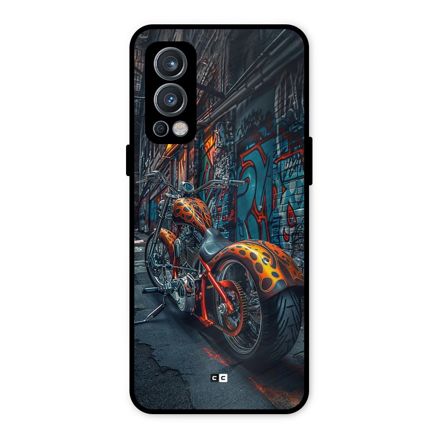 Orange Fatbike Metal Back Case for OnePlus Nord 2 5G
